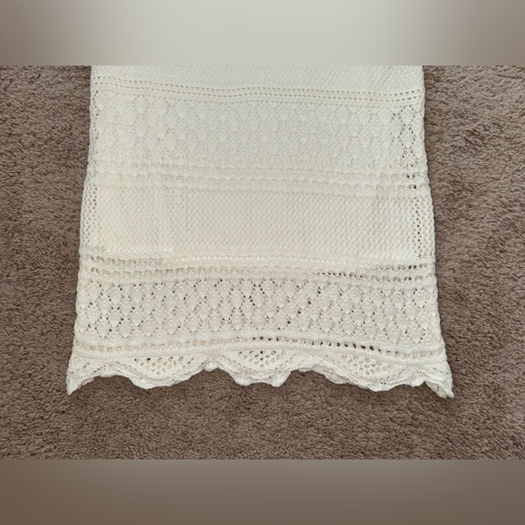 White Crochet Midi Dress- Women’s M - Picture 6 of 9